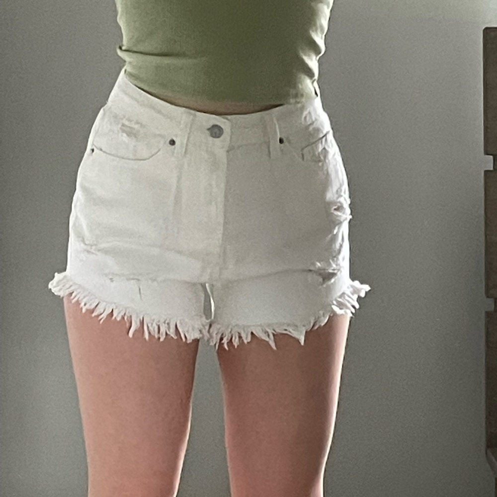 White wild fable Jean shorts